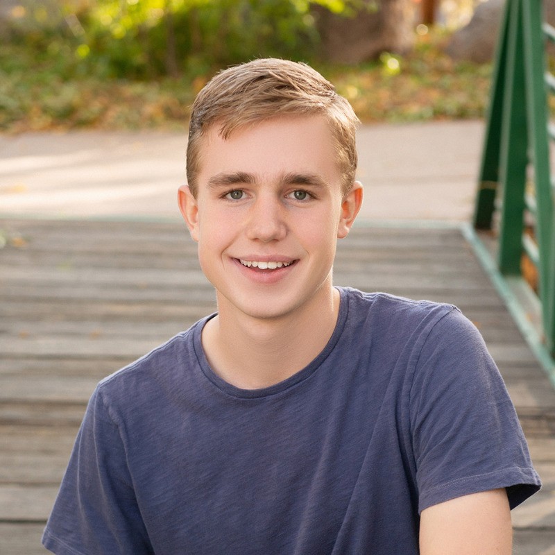 Portrait of myself with a blurred background